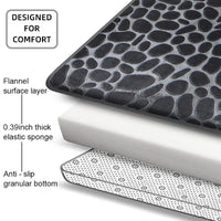 Thumbnail for Pebble-Texture Absorbent Bath Mat – 2 Sizes, 11 Colors - InspiredGrabs.com