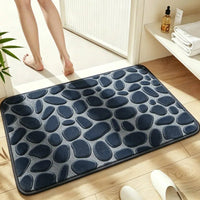Thumbnail for Pebble-Texture Absorbent Bath Mat – 2 Sizes, 11 Colors - InspiredGrabs.com