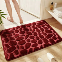 Thumbnail for Pebble-Texture Absorbent Bath Mat – 2 Sizes, 11 Colors - InspiredGrabs.com