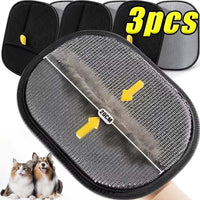Thumbnail for Pet Hair Removal Cleaning Mitts – Black, 2 Pack - InspiredGrabs.com
