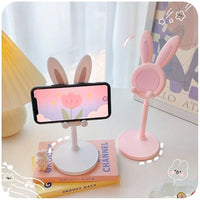 Thumbnail for Pink Rabbit Desktop Phone Stand, 1 Piece - InspiredGrabs.com