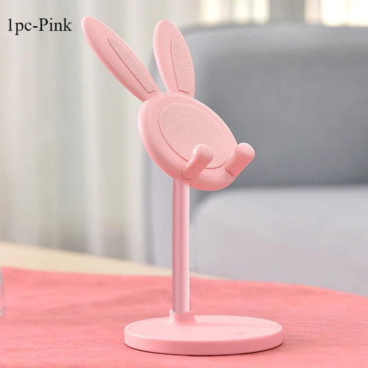Pink Rabbit Desktop Phone Stand, 1 Piece - InspiredGrabs.com
