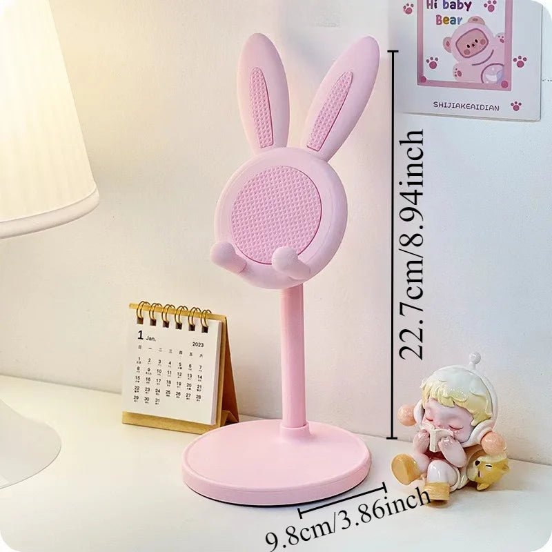 Pink Rabbit Desktop Phone Stand, 1 Piece - InspiredGrabs.com