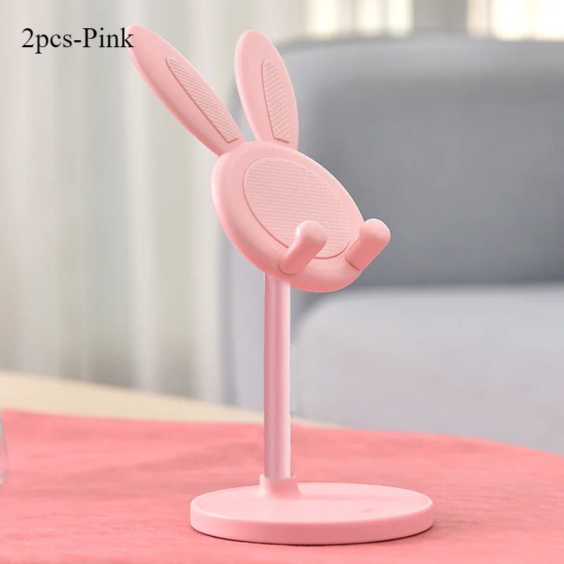 Pink Rabbit Desktop Phone Stand, 1 Piece - InspiredGrabs.com