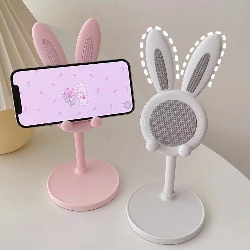 Pink Rabbit Desktop Phone Stand, 1 Piece - InspiredGrabs.com
