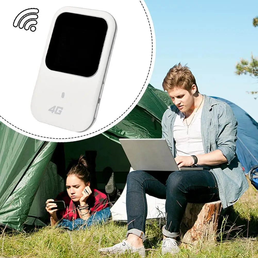 Portable 4G Wireless Router – High - Speed WiFi Hotspot for Travel, Unlimited Satellite Internet, Smart Connectivity Anywhere - InspiredGrabs.com