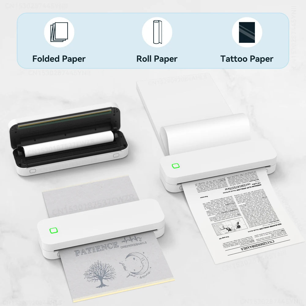 Portable A4 Thermal Tattoo Transfer Printer - InspiredGrabs.com