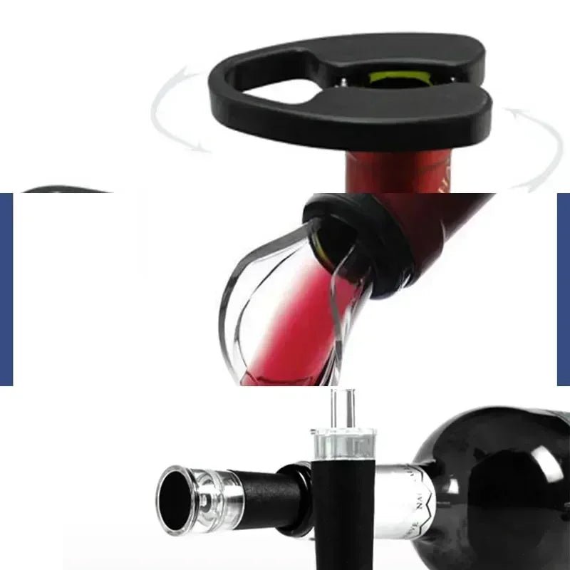 Portable Air Pump Wine Bottle Opener Tool - InspiredGrabs.com