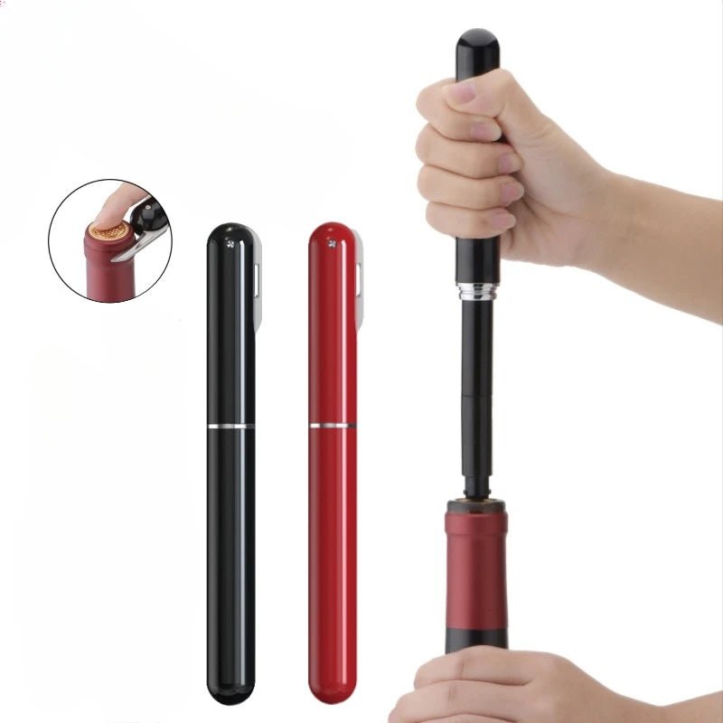 Portable Air Pump Wine Bottle Opener Tool - InspiredGrabs.com