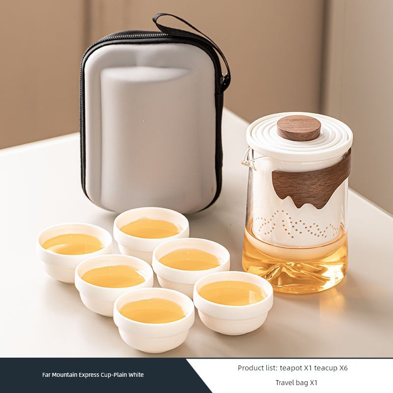 Portable Borosilicate Travel Tea Set - InspiredGrabs.com