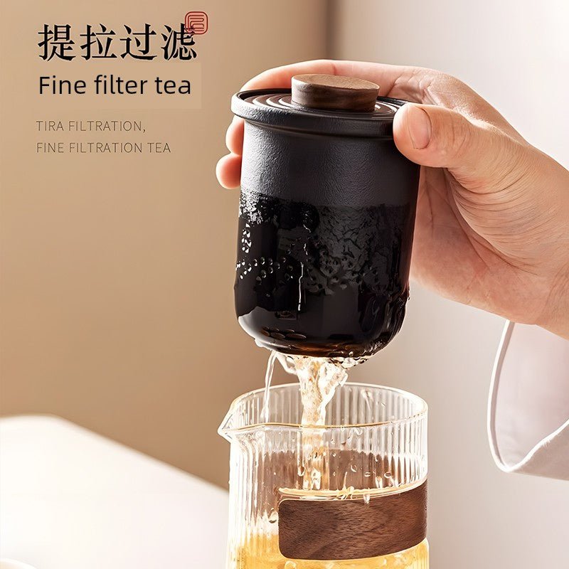 Portable Borosilicate Travel Tea Set - InspiredGrabs.com