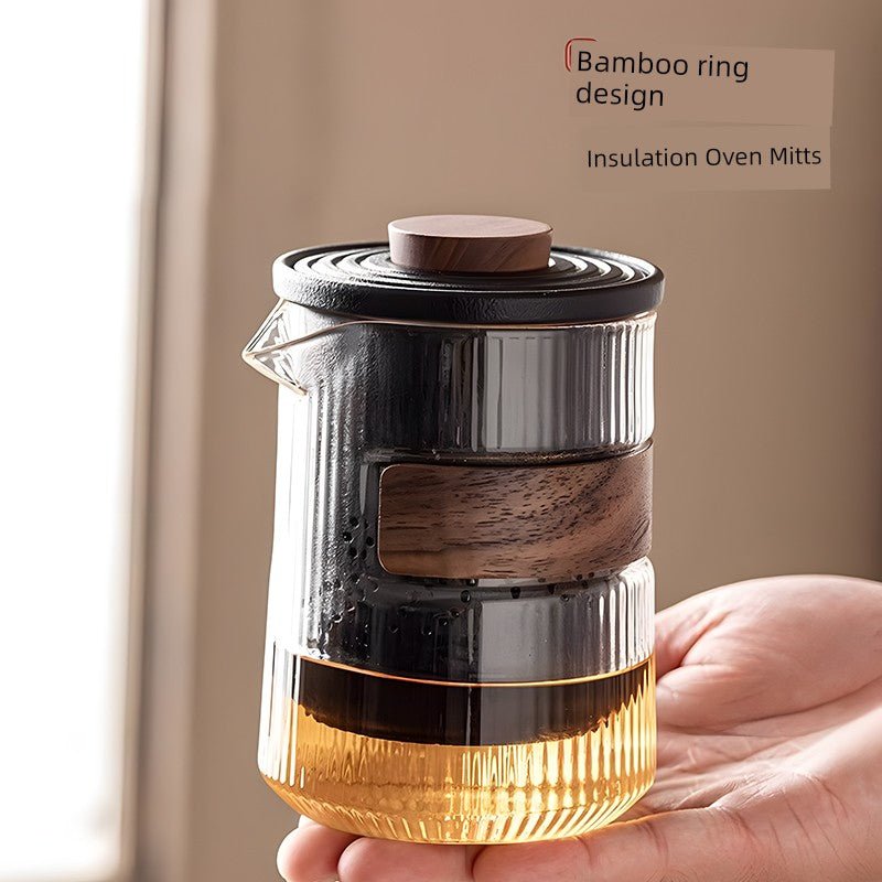 Portable Borosilicate Travel Tea Set - InspiredGrabs.com