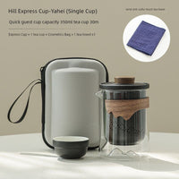 Thumbnail for Portable Borosilicate Travel Tea Set - InspiredGrabs.com