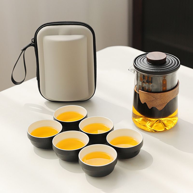 Portable Borosilicate Travel Tea Set - InspiredGrabs.com