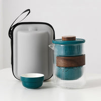 Thumbnail for Portable Borosilicate Travel Tea Set - InspiredGrabs.com