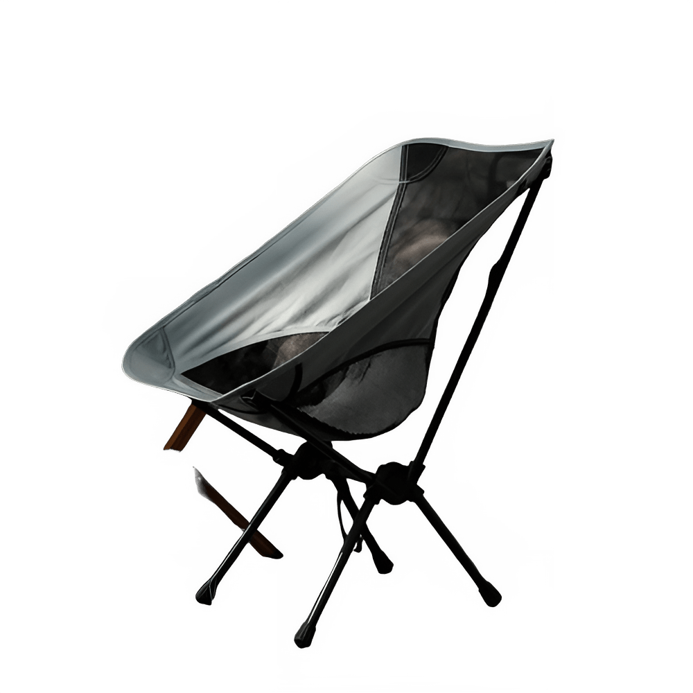 Portable Folding Moon Chair with Breathable Mesh Backrest - InspiredGrabs.com