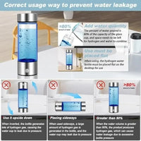 Thumbnail for Portable Hydrogen Water Generator | Rechargeable Alkaline Water Ionizer Bottle | Super Antioxidant Hydrogen - Rich Water Cup - InspiredGrabs.com