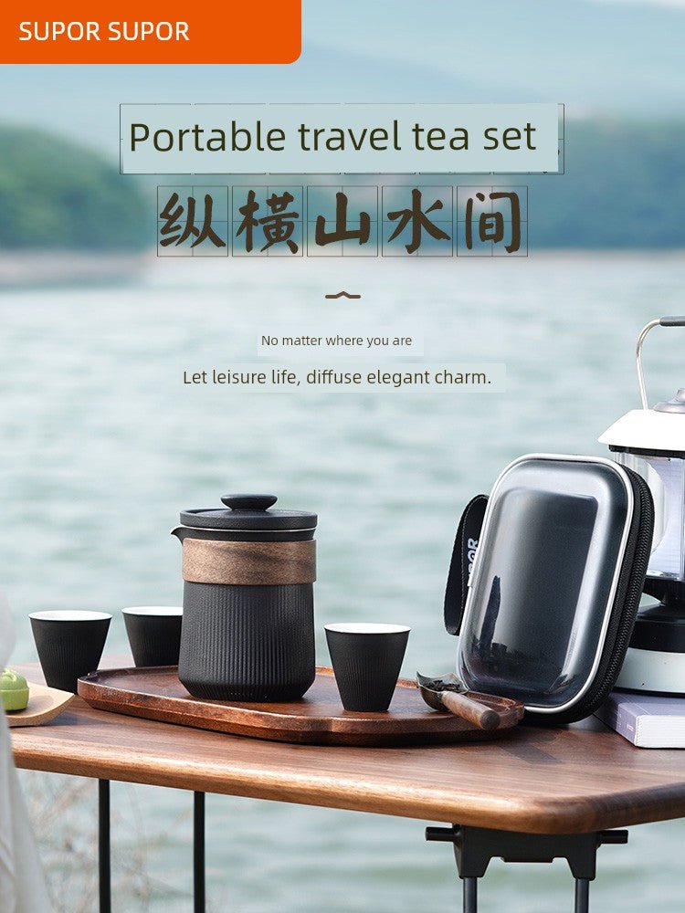 Portable Kung Fu Tea Travel Set - InspiredGrabs.com