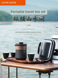 Thumbnail for Portable Kung Fu Tea Travel Set - InspiredGrabs.com