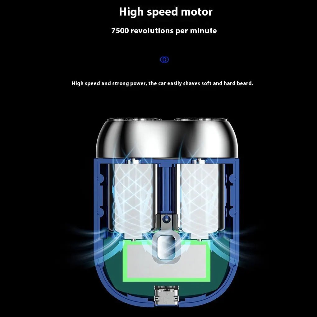 Portable Mini Double Electric Shaver - InspiredGrabs.com