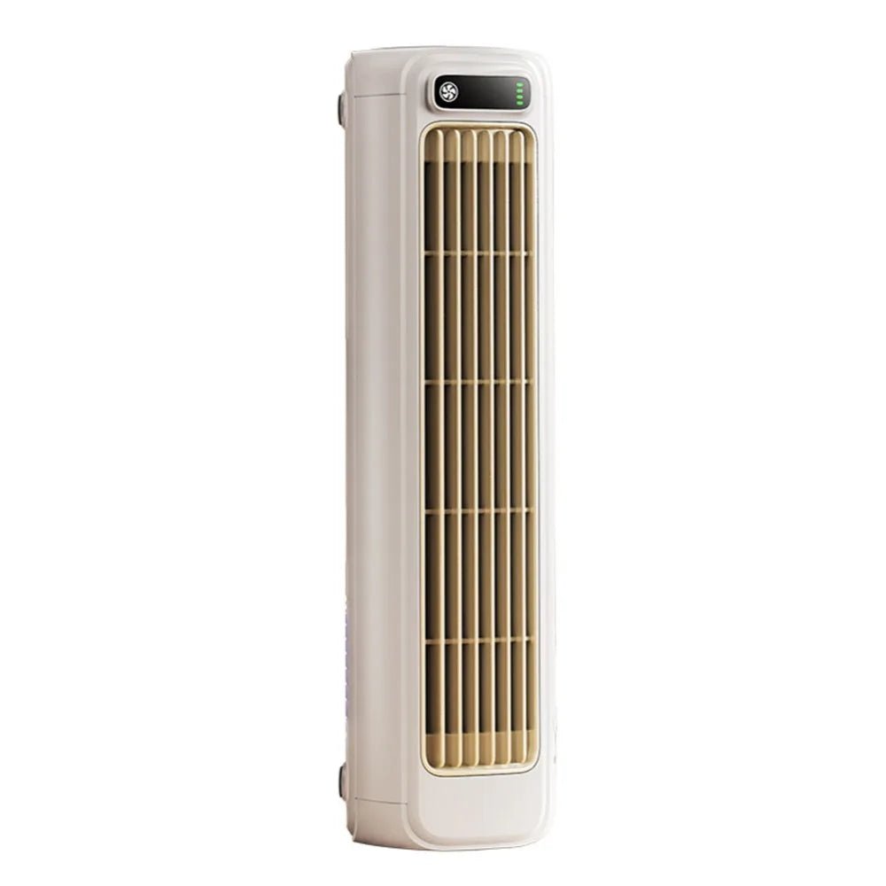 Portable Rechargeable Tower Fan with 3 Speeds – Quiet Standing Desk Air Cooling Fan - InspiredGrabs.com