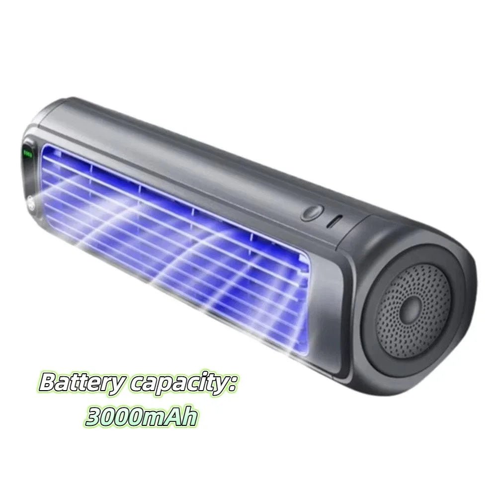 Portable Rechargeable Tower Fan with 3 Speeds – Quiet Standing Desk Air Cooling Fan - InspiredGrabs.com