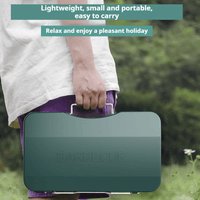 Thumbnail for Portable Tote Grill – Compact & Durable Charcoal BBQ - InspiredGrabs.com