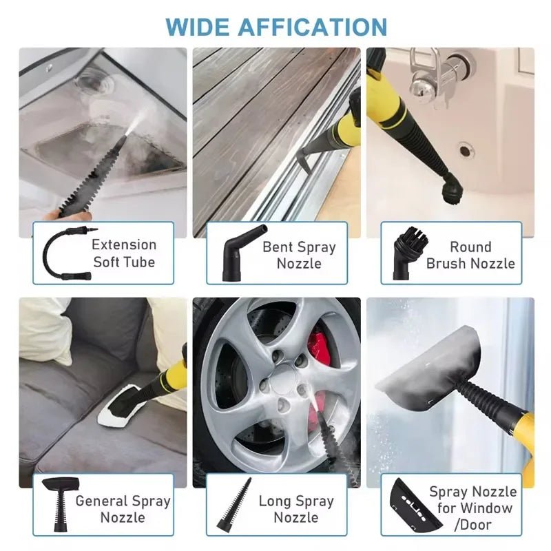 Powerful 1050W Handheld Steam Cleaner – Deep Cleaning Tool - InspiredGrabs.com