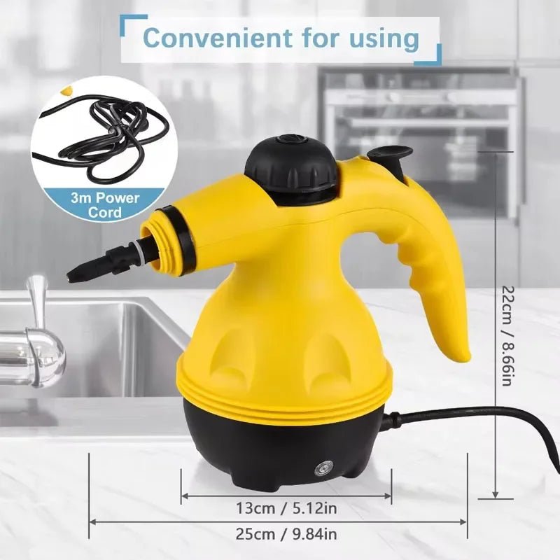 Powerful 1050W Handheld Steam Cleaner – Deep Cleaning Tool - InspiredGrabs.com