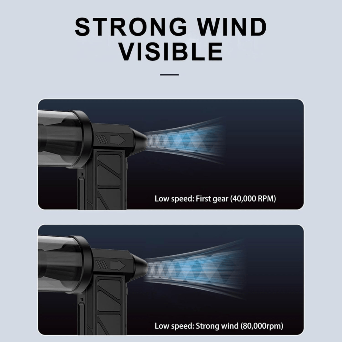 Powerful 130000RPM Electric Air Duster - InspiredGrabs.com