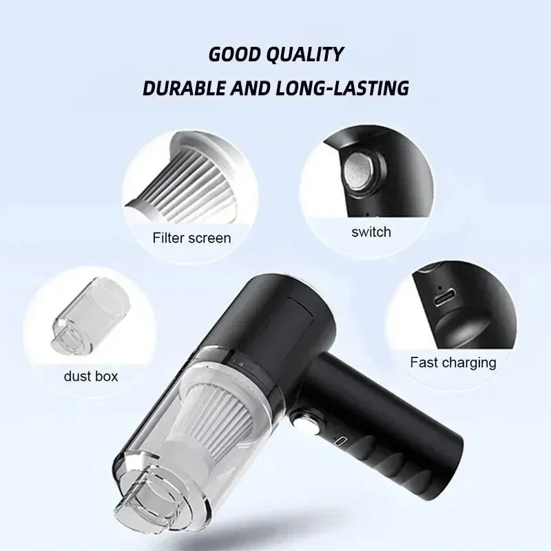 Powerful Handheld Vacuum for Home & Car - InspiredGrabs.com