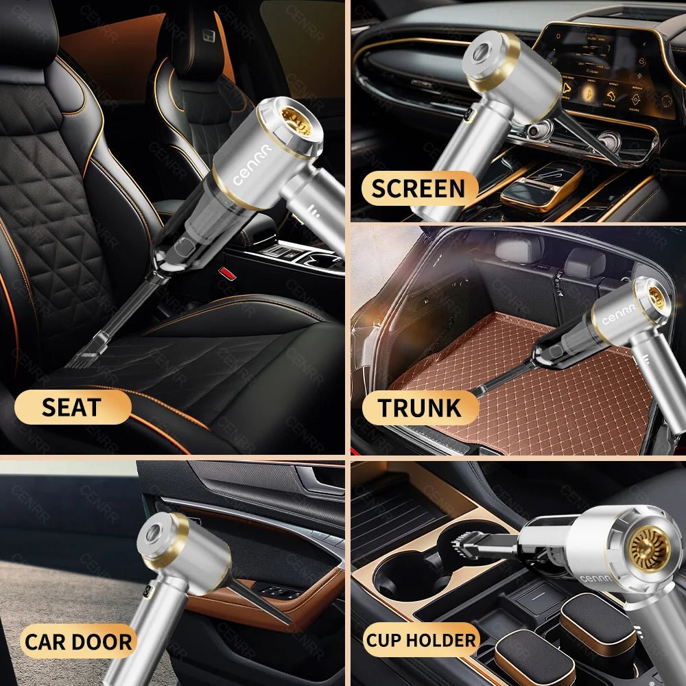 Powerful Handheld Vacuum – Home & Car Cleaning Tool - InspiredGrabs.com