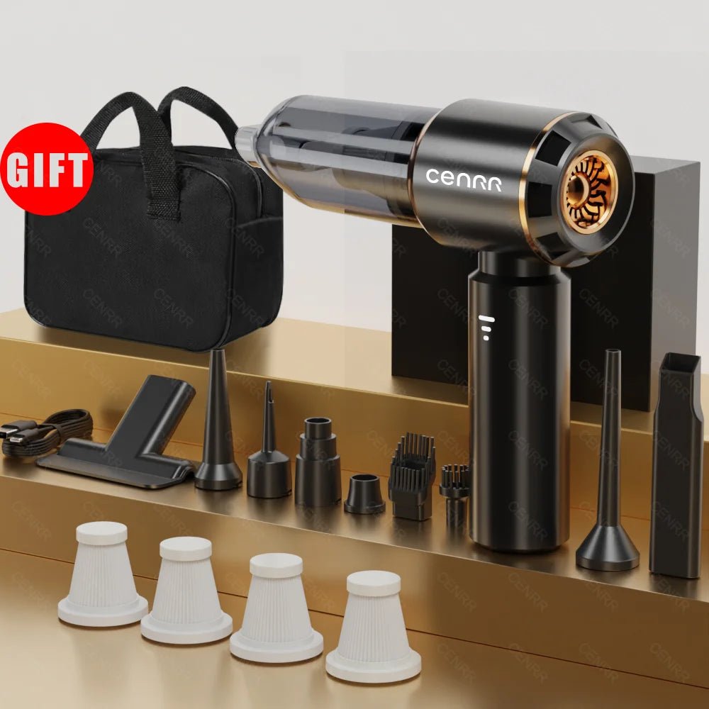 Powerful Handheld Vacuum – Home & Car Cleaning Tool - InspiredGrabs.com