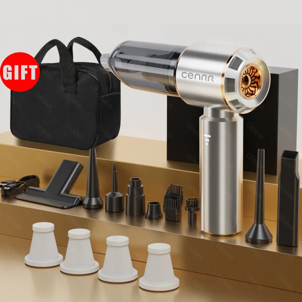 Powerful Handheld Vacuum – Home & Car Cleaning Tool - InspiredGrabs.com