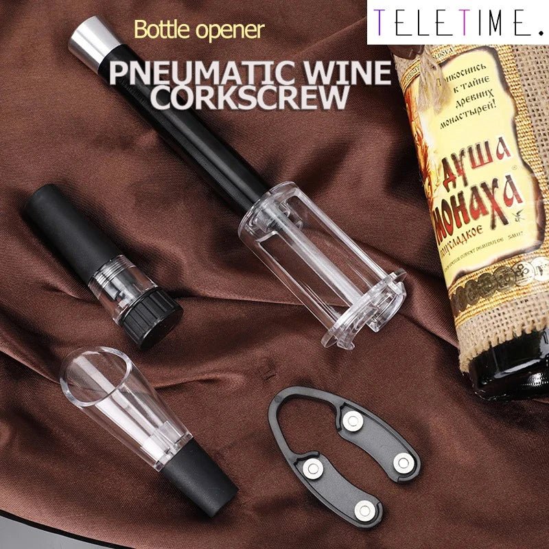 Premium Air Pump Wine Opener Set - InspiredGrabs.com