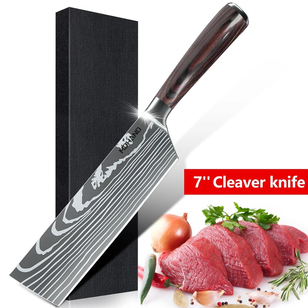 Premium Japanese Chef Knife Set - 10PCS - InspiredGrabs.com