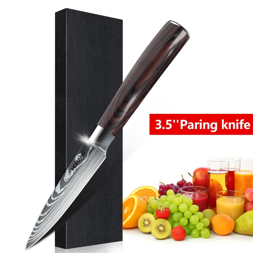 Premium Japanese Chef Knife Set - 10PCS - InspiredGrabs.com