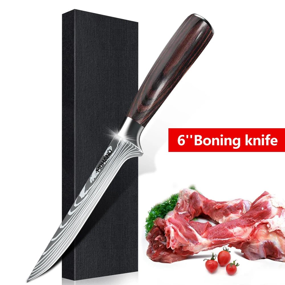 Premium Japanese Chef Knife Set - 10PCS - InspiredGrabs.com