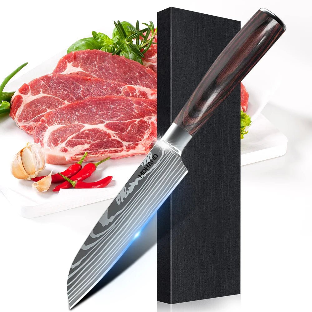 Premium Japanese Chef Knife Set - 10PCS - InspiredGrabs.com