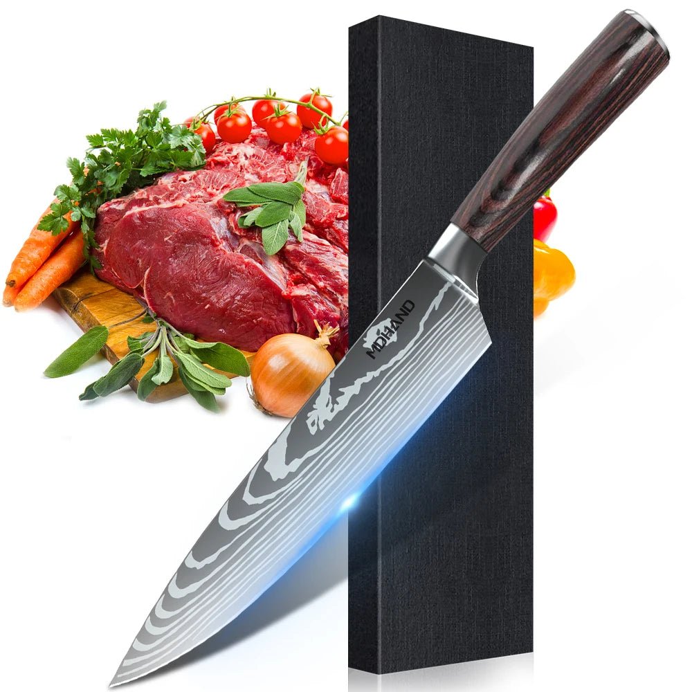 Premium Japanese Chef Knife Set - 10PCS - InspiredGrabs.com