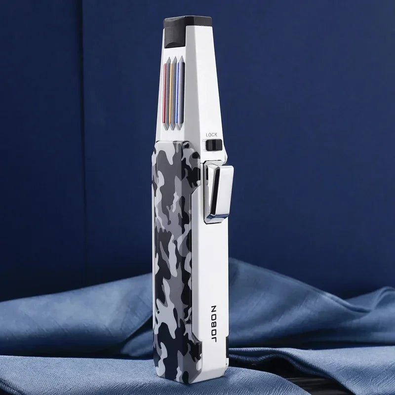 Premium Jobon Refillable Torch Lighter – Blue Flame Butane - InspiredGrabs.com