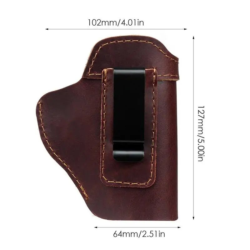 Premium Leather IWB Concealed Carry Holster - InspiredGrabs.com