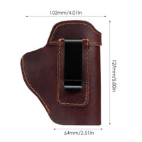 Thumbnail for Premium Leather IWB Concealed Carry Holster - InspiredGrabs.com