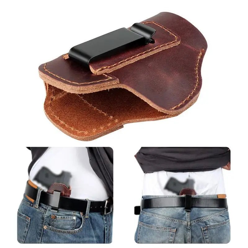 Premium Leather IWB Concealed Carry Holster - InspiredGrabs.com