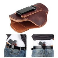 Thumbnail for Premium Leather IWB Concealed Carry Holster - InspiredGrabs.com