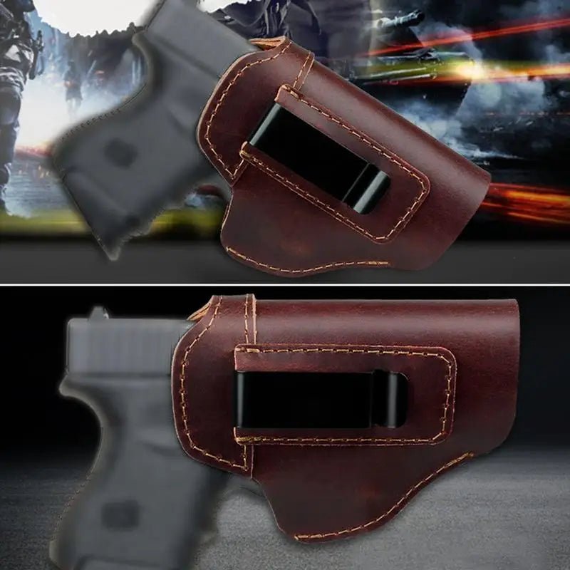 Premium Leather IWB Concealed Carry Holster - InspiredGrabs.com