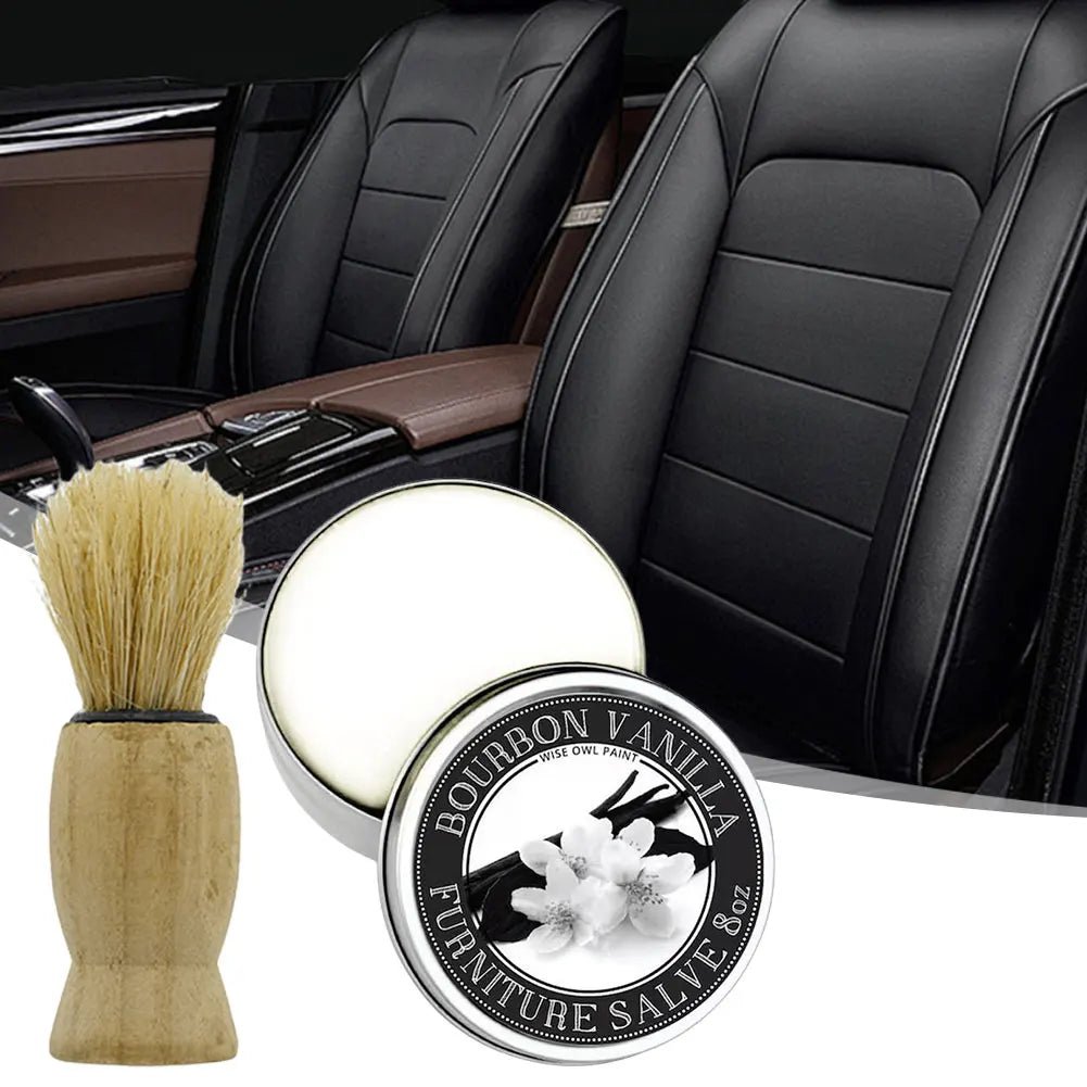 Premium Leather Salve & Brush for Care & Repair - InspiredGrabs.com