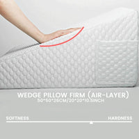 Thumbnail for Premium Memory Foam Wedge Pillow with Cover - InspiredGrabs.com