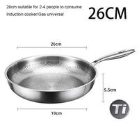 Thumbnail for Pure Titanium Non - Stick Frying Pan with Hammered Fish Scale Design - InspiredGrabs.com