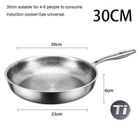Thumbnail for Pure Titanium Non - Stick Frying Pan with Hammered Fish Scale Design - InspiredGrabs.com